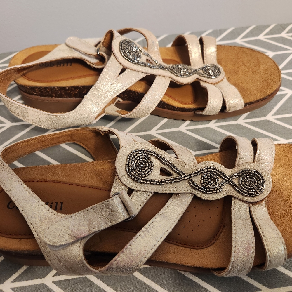 Cobb Hill by New Balance Women's Sparkling Beige Sandals